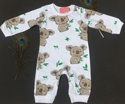 rampersy pizamy niemowlece slodki nadruk  