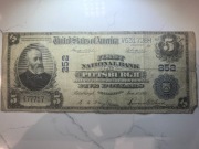 Banknot 5 dolarów 1918 National Bank of Pittsburg