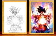 Ramka led dragon ball