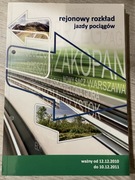 Rejonowy rozkład jazdy pociągów Pomorze Zachodnie2010/2011