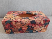 Chustecznik decoupage hand made
