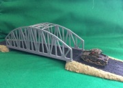 Most łukowy skala H0 diorama