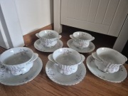 Bulionówki talerzyki chodzież porcelana