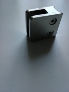 Uchwyt szkła ze wspornikiem stal nierdzewna 