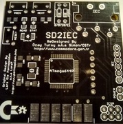 Płytka PCB SD2IEC na TAPE port do Commodore