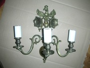 Kinkiet trzyramienny w stylu- Księstwo Warszawskie