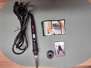 Lutownica cyfrowa+4groty+podstawka+cyna kosztowała 150zl okazja nowa