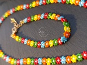 Bransoletka i naszyjnik z koralików miyuki - handmade 