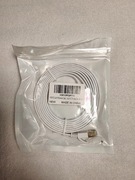 Przewód Ethernet FOSTO Cat7 – 2 m, płaski kabel sieciowy RJ45