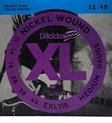 D`ADDARIO STRUNY DO GITARY ELEKTRYCZNEJ 11-49 NICKEL WOUND EXL 115 