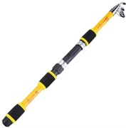 Wędka teleskopowa lekka - 180 cm - żółta 