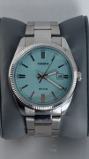 Zegarek Casio MTP-1302PD-2A2VEF Tiffany Aqua Blue 38.5mm Karbowany Bezel