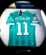 (L) Salah 11 Liverpool Anfield 2025/2026 Nowa Zielona Wyjazdowa Koszulka