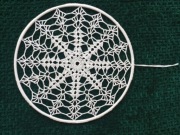 ozdoba okienna (3), serwetka w obręczy,