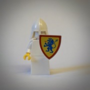 Lego tarcza niebieski lew lions castle 3846pb062