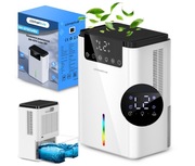 Cichy Pochłaniacz Wilgoci XXL Osuszacz Powietrza LUXE 2000ML LED+UV do domu