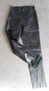 Skórzane damskie spodnie r. 30