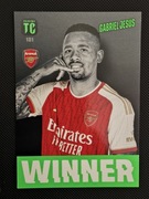 PANINI TOP CLASS 2024 GABRIEL JESUS nr.181 ( Arsenal ) WINNER 