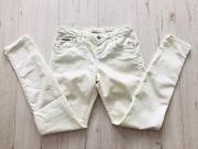 BERSHKA miętowe jeansy rurki spodnie 36 S