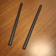 Wałki karbonowe 15mm 30cm (2 sztuki) Pręt Węglowy Rod do Rigu