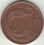 Irlandia 1 penny pens 1996 - 20,32 mm - nr 1