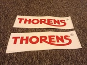 duża naklejka Thorens logo gramofonu  
