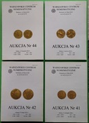WARSZAWSKIE CENTRUM NUMIZMATYCZNE AUKCJA41,42,43,44 KATALOG
