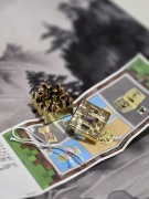 Kinder Joy Minecraft Figurka, GOLD BLOCK, Złoty blok