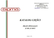 Katalog części Prasa Sipma Z-569