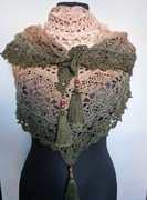 Szydełkowa chusta - rękodzieło