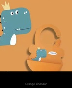 Miękki silikonowy śliniak dla dzieci regulowany