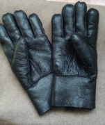 Rękawice ze skóry jagnięcej z futerkiem