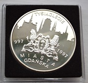 20 Złotych 1996 1000-lecie miasta Gdańska Mennicza (UNC)