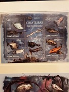 Gwinea Bissau 2010  Mi 4629-33   ryby arkusz idealna pozycja