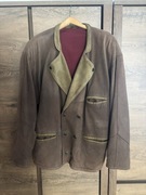 Vintage Kurtka Skórzana XL Trachten Nubuk / Tyrolska / Skóra Naturalna