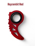 KEYRAMBIT Brelok do Kluczy KEYSPINNER  kolor czerwony