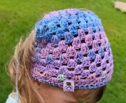 Chusta bandana zrobiona na szydełku Handmade