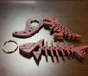 KEYRAMBIT burgundowy breloczki HIT TIK TOKA combo