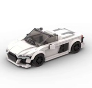 Klocki wzór LEGO AUDI R8 CABRIO Autko Samochodzik Hit Prezent Wyścigowy