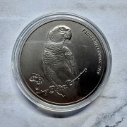 Stara Moneta Republika Ghany 5 Cedis Elżbieta II Afryka Papuga 2016 r.