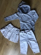 Zestaw Benetton H&M girl2 girl 110 dziewczynka