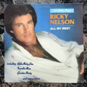 RICKY NELSON - All My Best - 22 Great Songs - LP Album 1986