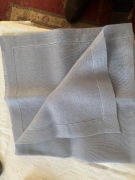 Obrus lniany 100% naturalny z mereżka 80x80