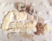 Kawałki skór futerka skrawki