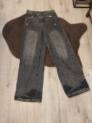 Spodnie jeans Czarne 158