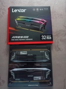 Pamięć RAM LEXAR Ares RGB 32GB (2x16GB) DDR5 6400MT/s CL32