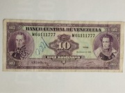Sprzedam banknot Wenezuela 10 boliwarów 1992r.