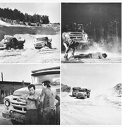 OKMIANY Bolesławiec ZIŁ CIĘŻARÓWKI 4x fotografia fotos film ZNAKI NA DRODZE