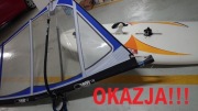 Deska windsurfing + żagiel + 2x Bom + 2x maszt +wiosło Made in Germany