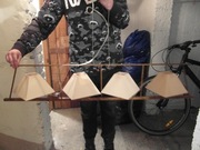 Lampa wisząca na 4 żarówki